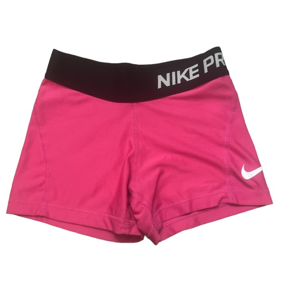 Nike Bottoms Nike Pro Pink Shorts Poshmark